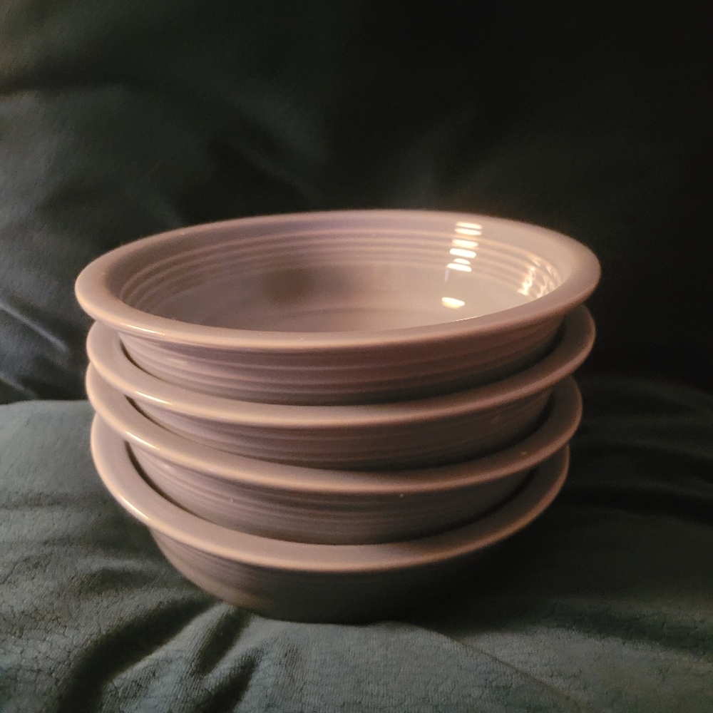 Fiestaware Blue Bowls set of Four